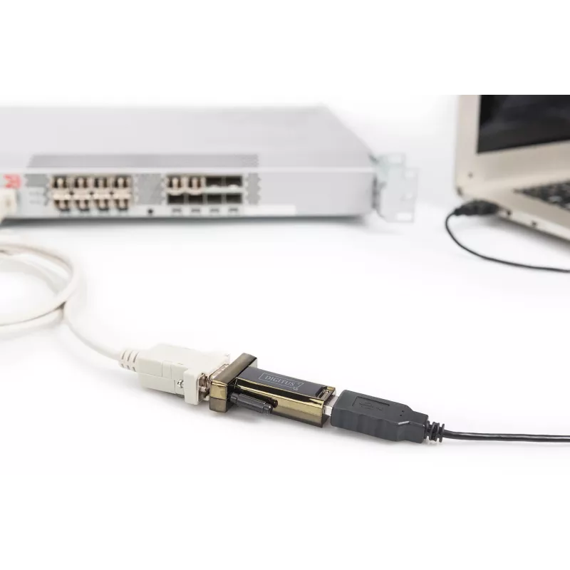 DIGITUS DA-70156 Adattatore USB 2.0 a RS232 seriale, 1,5 m, nero