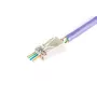 DIGITUS connettore maschio RJ45 (8P8C) passante, Cat.6, schermato, AWG 26-24, confezione da 100 pezzi