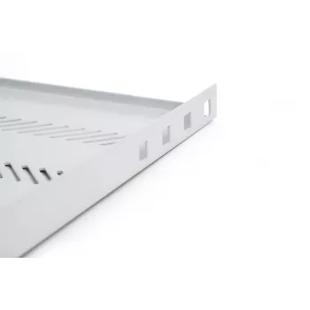 Digitus TN-19-650-1U-GY ripiano fisso 19 pollici 1U, profondità 650 mm, grigio, portata 25 kg