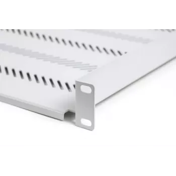 Digitus TN-19-650-1U-GY ripiano fisso 19 pollici 1U, profondità 650 mm, grigio, portata 25 kg