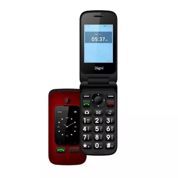 eSTAR Digni Flip Feature Phone, rosso