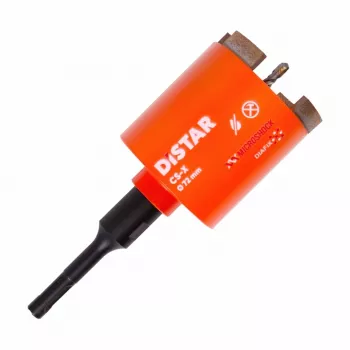 DISTAR Fresa diamantata a corona CS-X 72 x 70 mm M16 con adattatore SDS+