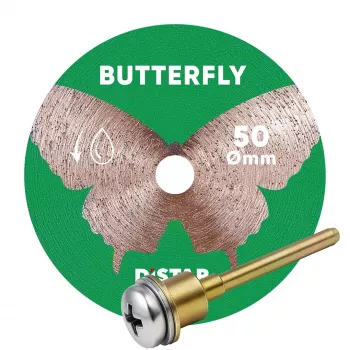 DISTAR disco diamantato BUTTERFLY 50 x 0.6 x 5.8/3.2-3.0F con pinza