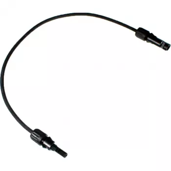 DIVERSE cavo di prolunga solare 6mm², connettore maschio MC4 su femmina, 1,5 metri, nero