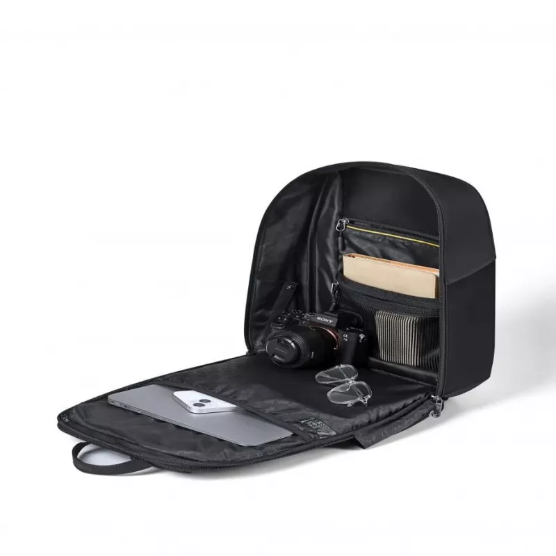 Divoom Cyber Bag Premium impermeabile con display LED pixel art e controllo tramite app nero