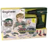 Kit fai da te organizer avvitatore a batteria verde 13473 Lean Toys