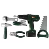 Kit fai da te organizer avvitatore a batteria verde 13473 Lean Toys