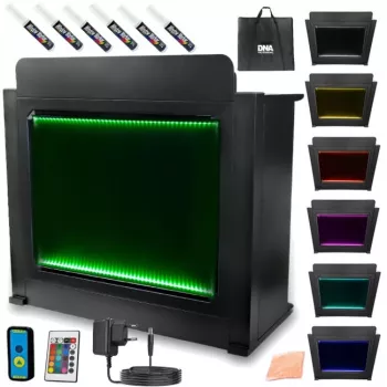 DJ Table XL BK stand da cabina con illuminazione