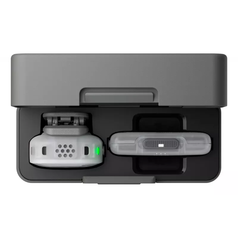DJI Mic Mini 2S sistema microfonico wireless (1 trasmettitore + 1 ricevitore mobile + custodia di ricarica)