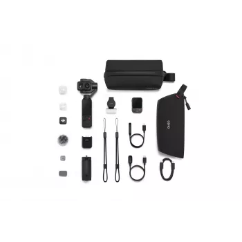 DJI Osmo Pocket 4P Vlog Combo fotocamera 4K, nero