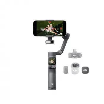 DJI Osmo Mobile 8P Creator Combo Stabilizzatore gimbal per smartphone Nero