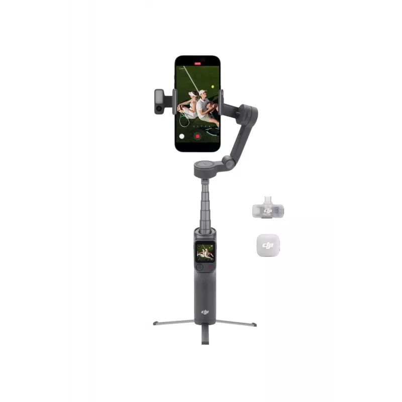 DJI Osmo Mobile 8P Creator Combo Stabilizzatore gimbal per smartphone Nero
