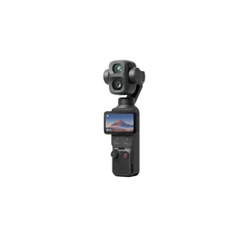 DJI Osmo Pocket 4P Standard Combo - Fotocamera gimbal 3 assi 4K120fps con CMOS da 1 pollice, touchscreen rotante da 2 pollici, foto 37MP, slow motion 240fps, Wi-Fi/Bluetooth, batteria 160min