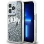 DKNY Apple iPhone 15 Pro 6,1 pollici Custodia rigida Liquid Glitter Big Logo nera