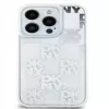 DKNY Apple iPhone 15 Pro Max 6,7 pollici Hardcase Liquid Glitter Multilogo Bianco