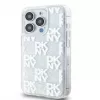 DKNY Apple iPhone 15 Pro Max 6,7 pollici Hardcase Liquid Glitter Multilogo Bianco