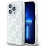 DKNY Apple iPhone 15 Pro Max 6,7 pollici Hardcase Liquid Glitter Multilogo Bianco