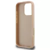DKNY Custodia per iPhone 16 Pro con motivo a quadri e strisce stampate - rosa