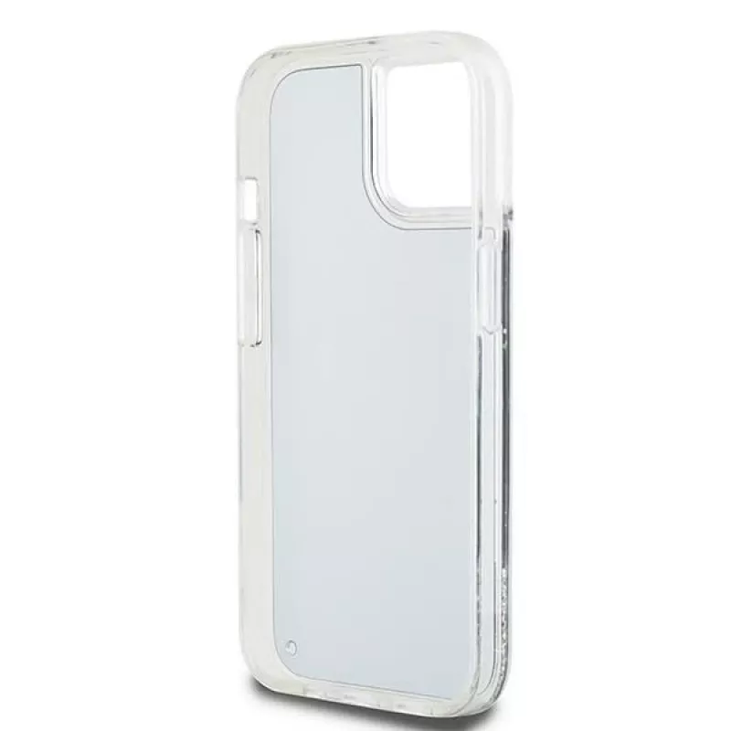 DKNY Liquid Glitter Big Logo Custodia iPhone 14/15/13 - Nero