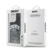 DKNY Custodia Liquid Glitter Big Logo per iPhone 14 Pro Max - Nero