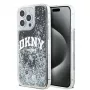 DKNY Custodia Liquid Glitter Big Logo per iPhone 14 Pro Max - Nero