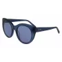 DKNY Occhiali da sole donna a farfalla DK517S-400 Blu Acetato Lenti grigie sfumate 52mm