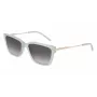 DKNY Occhiali da sole donna DK713S - Marrone Havana montatura rettangolare con lenti marroni sfumate - 56 mm larghezza lente