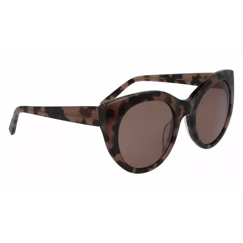 DKNY Occhiali da sole donna DK517S-230 Havana Marrone Rettangolari 52mm
