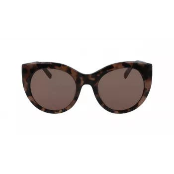 DKNY Occhiali da sole donna DK517S-230 Havana Marrone Rettangolari 52mm