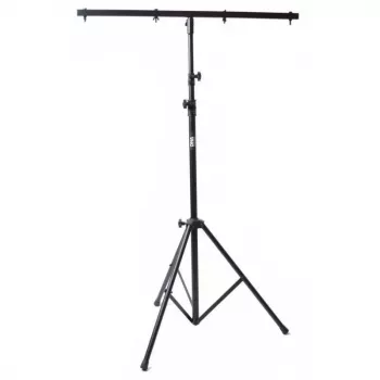 DNA LS1 Stativo per luci con T-bar, altezza max. 320 cm, portata 20 kg, acciaio, nero