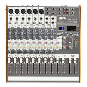 DNA PROFESSIONAL DNA ME-10FX Mixer audio - 10 canali USB Bluetooth
