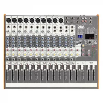 Mixer audio DNA PROFESSIONAL DNA ME-16FX 16 canali USB Bluetooth