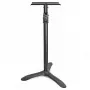 DNA PROFESSIONAL DNA MON 2 supporto per monitor da studio coppia - nero, regolabile in altezza 800-1300 mm, portata 20 kg