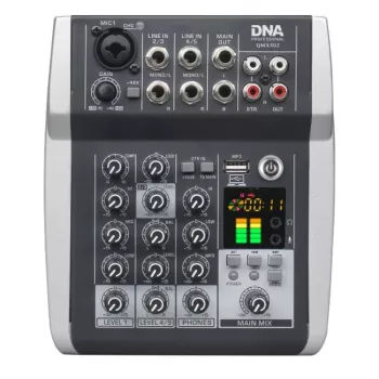 DNA PROFESSIONAL DNA QMX502 Mixer audio analogico 5 canali blu