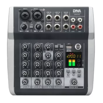 DNA PROFESSIONAL DNA QMX602 Mixer audio analogico 6 canali blu