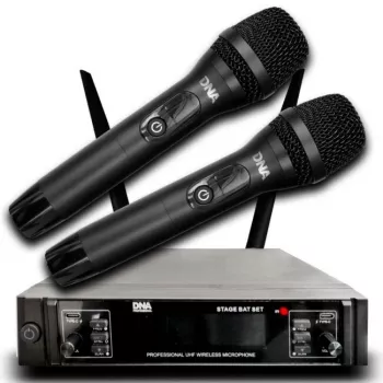 DNA PROFESSIONAL DNA STAGE BAT SET sistema wireless 2 microfoni a mano