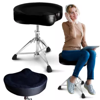 DNA Throne 1 Sgabello per batteria con base a treppiede a doppia asta