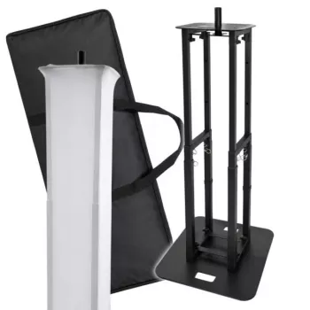 DNA TOTEM V2 Base supporto truss - nero, acciaio, 300x300mm