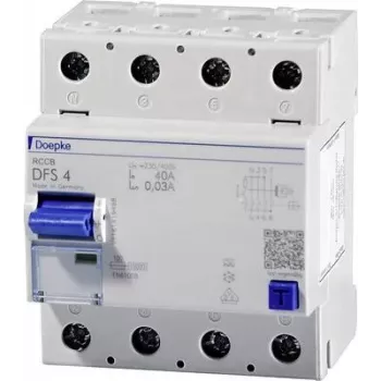 Doepke DFS 4 063-4/0,30-A interruttore differenziale tipo A 63A 300mA 4 poli 09146901