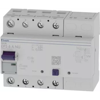 Doepke DFS6 063-4/0,03-A NU interruttore differenziale 4 poli 63A 30mA tipo A 09144801