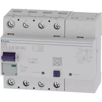 Doepke DFS6 063-4/0,03-B SK NU interruttore differenziale 4 poli 63A 30mA tipo B 09144899