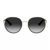 Dolce & Gabbana Occhiali da sole donna DG2227J-02-8G oro metallo grigio sfumato 52mm