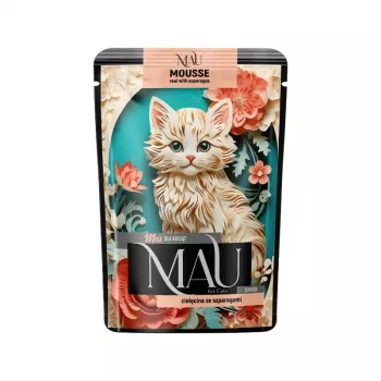 DOLINA NOTECI MAU mousse Junior vitello con asparagi - cibo umido per gatti - 85g