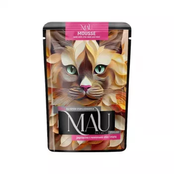 Dolina Noteci Mau Mus Agnello con semi di chia e menta per gatti sterilizzati 85g