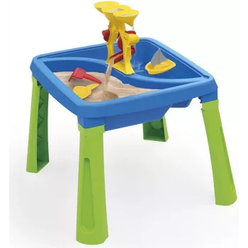 DOLU tavolo creativo 3-in-1 per sabbia e acqua blu verde (3077)