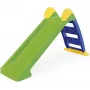 DOLU Green Slide 3031 – scivolo per bambini a 3 gradini con gradini larghi e maniglie, interno/esterno, portata 25 kg