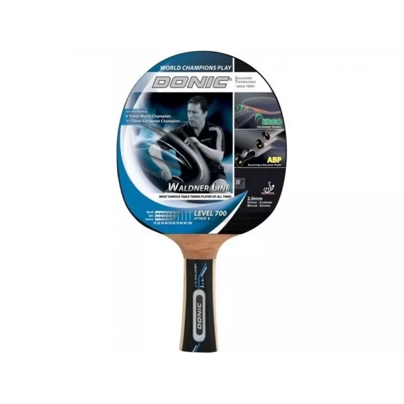 Donic Schildkröt Waldner 700 Racchetta da ping pong, multicolore