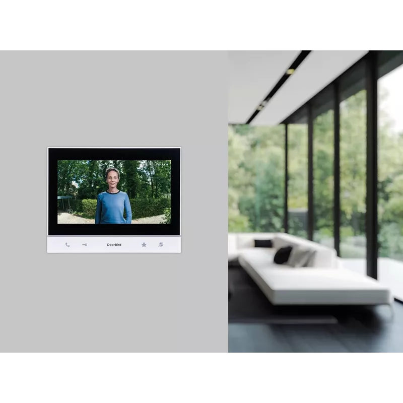 Doorbird A1103 IP Video Indoor Station display touch IPS da 7 pollici bianco nero
