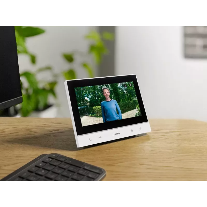 Doorbird A1103 IP Video Indoor Station display touch IPS da 7 pollici bianco nero