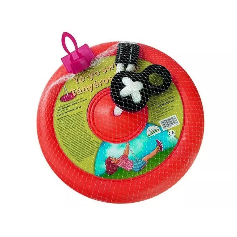 DOREX Altalena a piastra per bambini 423 rosso